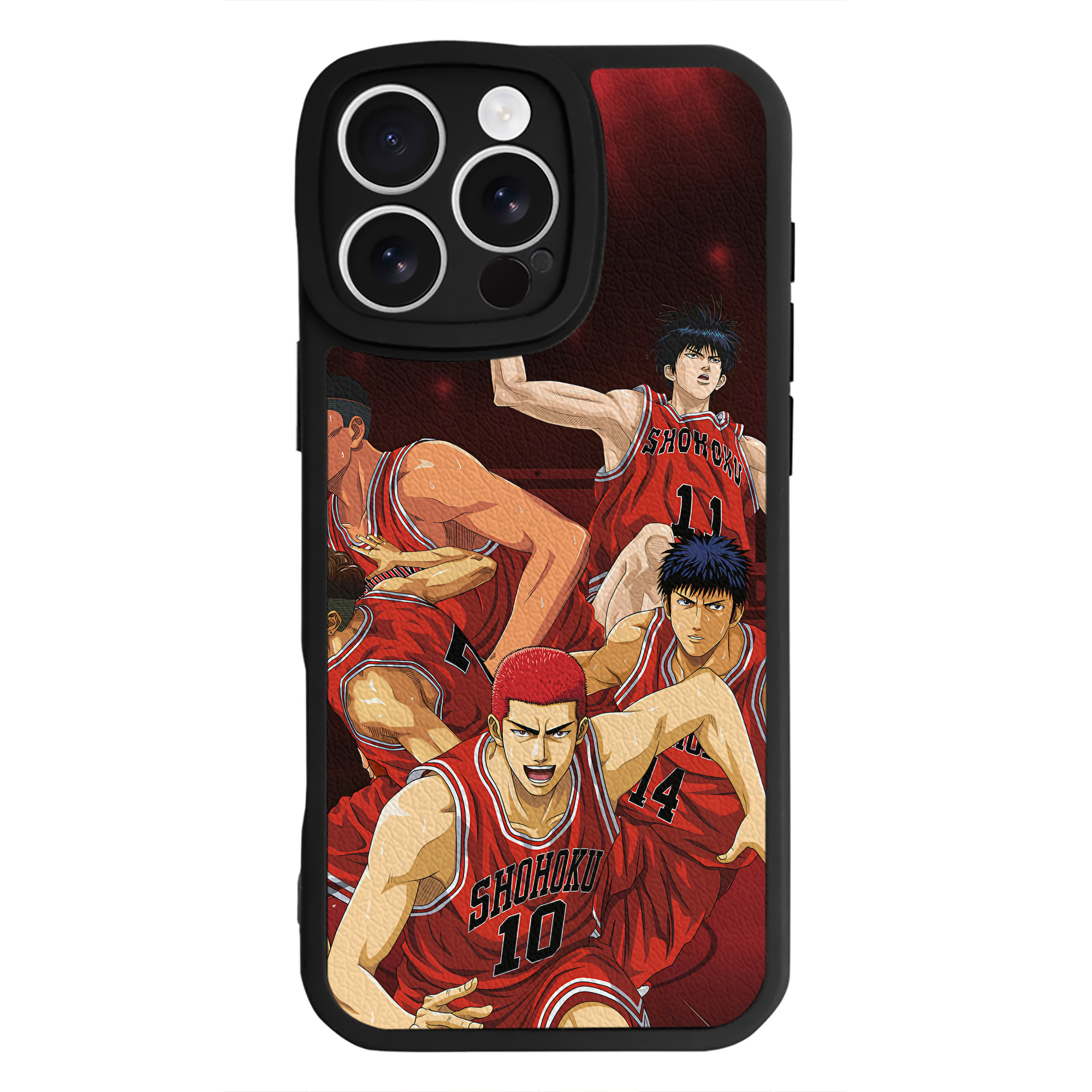 （画像用） SLAM DUNK／スラムダンク 【iPhone 16シリーズ対応】シリコンスマホケース（レザー調） 材質：シリコン